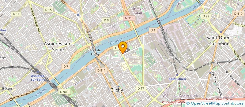 localisation de l'entreprise MONSIEUR GULMOHAMMAD QURBANI à CLICHY