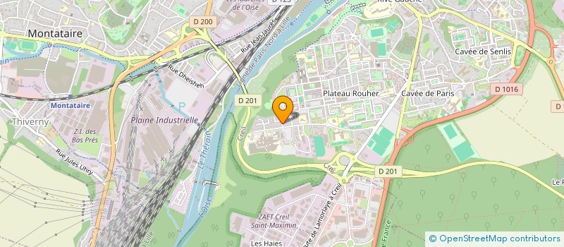 localisation de l'entreprise MONSIEUR GULRAIZ ABDUL  CREIL