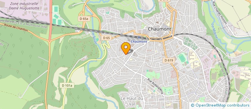 localisation de l'entreprise MONSIEUR GULWALI ABDULKHEL à CHAUMONT