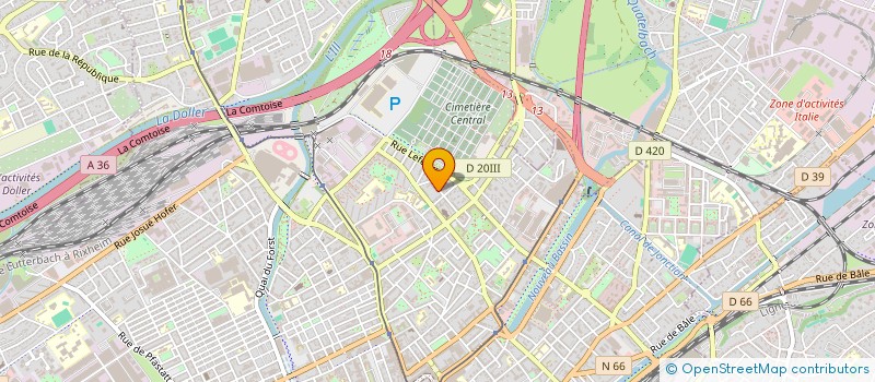 localisation de l'entreprise MONSIEUR GULZAMAN GULMADY  MULHOUSE