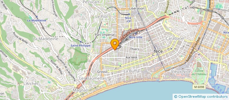 localisation de l'entreprise MONSIEUR GUNAR MOGORICI  NICE