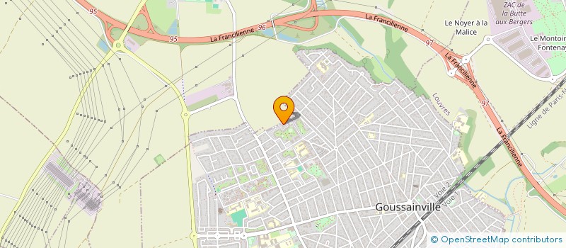 localisation de l'entreprise MONSIEUR GUNAY ERCAN  GOUSSAINVILLE