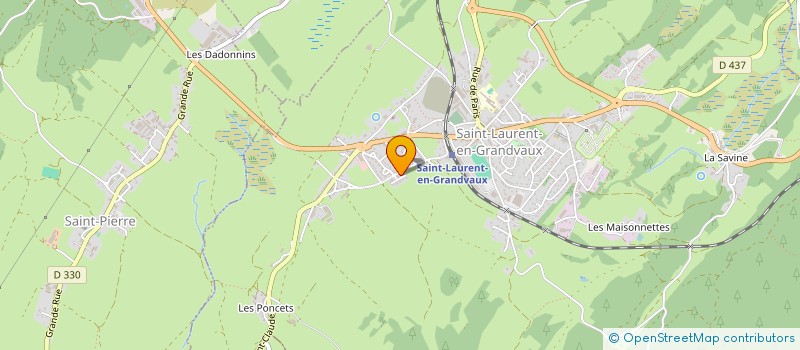 localisation de l'entreprise MONSIEUR GUNER CETIN  SAINT-LAURENT-EN-GRANDVAUX