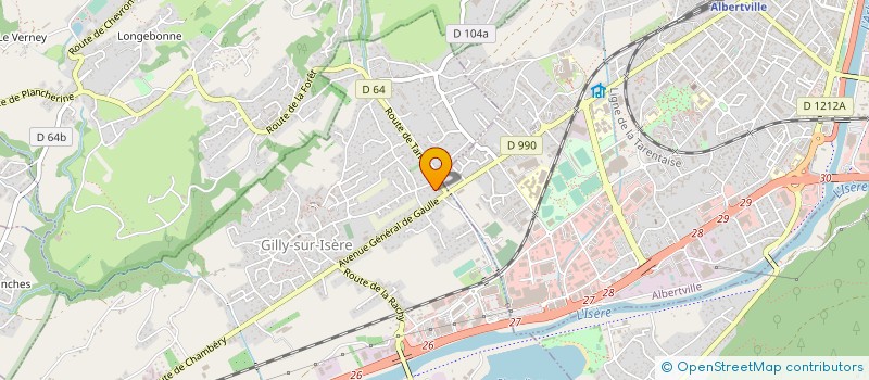 localisation de l'entreprise MONSIEUR GUNGOR KELES  GILLY-SUR-ISERE