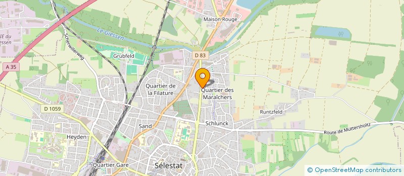 localisation de l'entreprise MONSIEUR GUNTER GRUN  SELESTAT