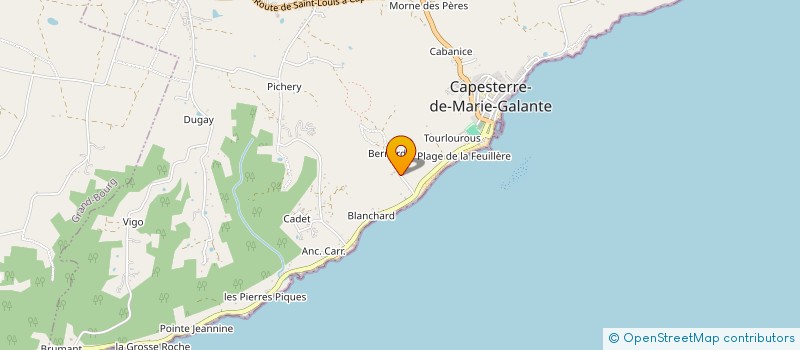 localisation de l'entreprise MONSIEUR GUNTER HINCKFOOT à CAPESTERRE DE MARIE GALANTE