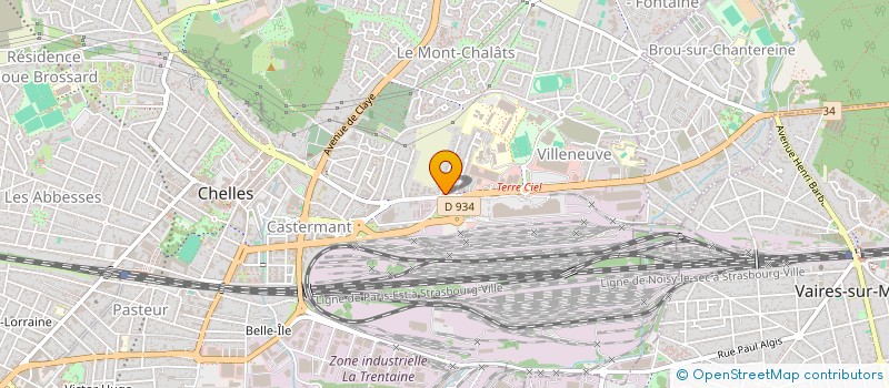 localisation de l'entreprise MONSIEUR GUNTHER DA SILVA CHAVES  CHELLES