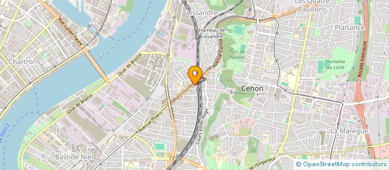 localisation de l'entreprise MONSIEUR GUNTHER DIDIER  CENON