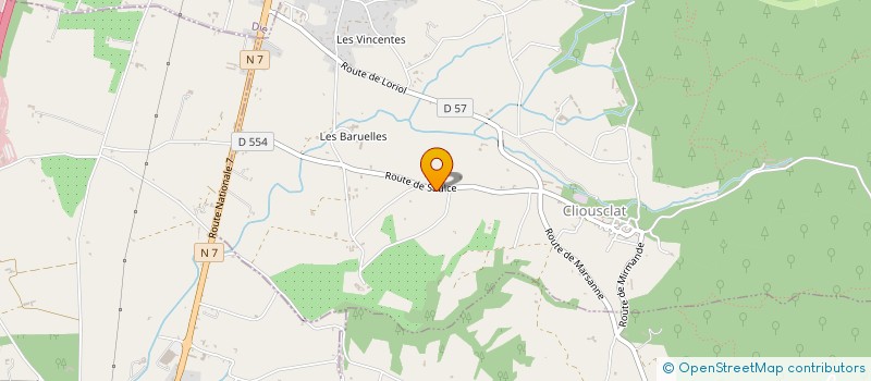 localisation de l'entreprise MONSIEUR GUNTHER FREYER  LORIOL-SUR-DROME