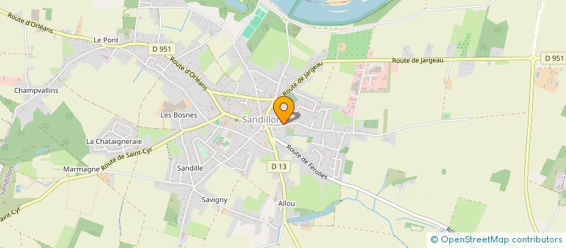 localisation de l'entreprise MONSIEUR GUNTHER ZOLLER à SANDILLON