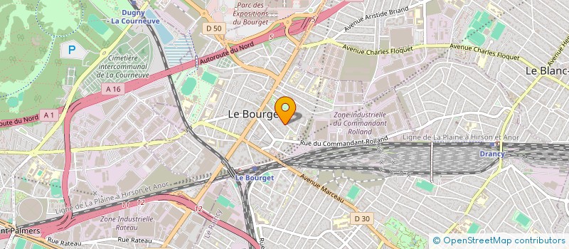 localisation de l'entreprise MONSIEUR GUO XU à LE BOURGET