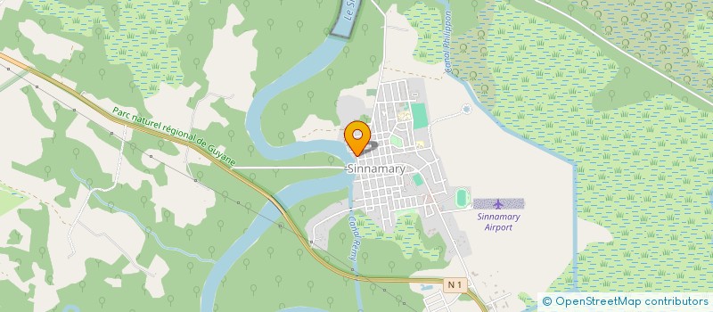 localisation de l'entreprise MONSIEUR GUOLIANG JIN  SINNAMARY