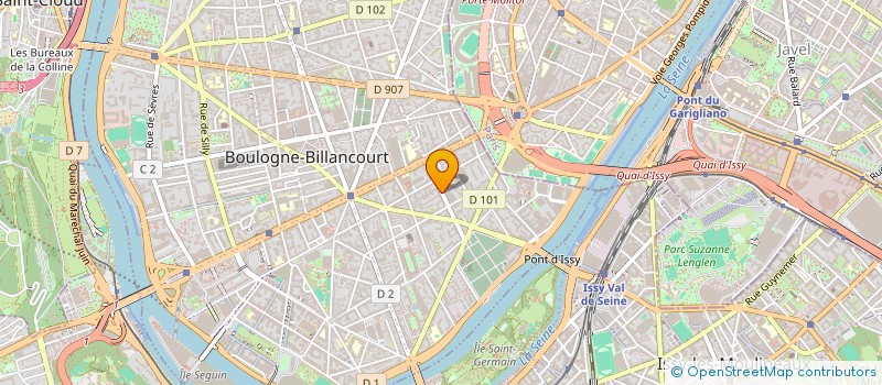 localisation de l'entreprise MONSIEUR GUOMING HUANG à BOULOGNE-BILLANCOURT