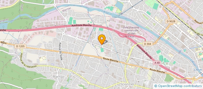 localisation de l'entreprise MONSIEUR GURAY DAGDELEN  SCIONZIER