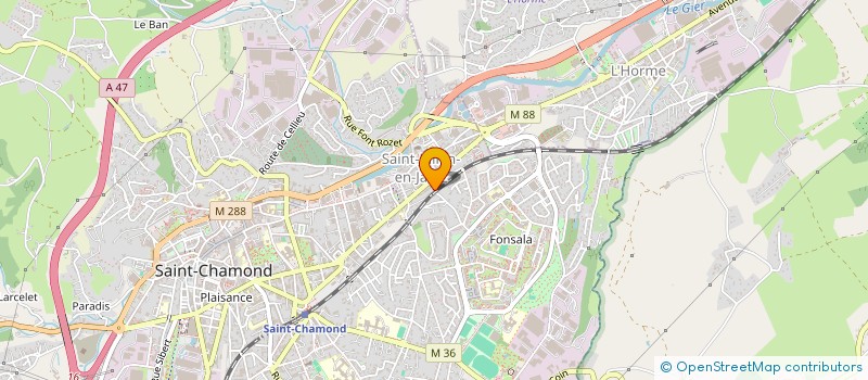 localisation de l'entreprise MONSIEUR GURBUZ ALADAG  SAINT-CHAMOND