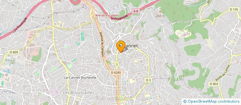 localisation de l'entreprise MONSIEUR GURGEN KHACHATRYAN à LE CANNET