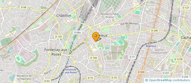 localisation de l'entreprise MONSIEUR GURKAN AKDEMIR à BAGNEUX