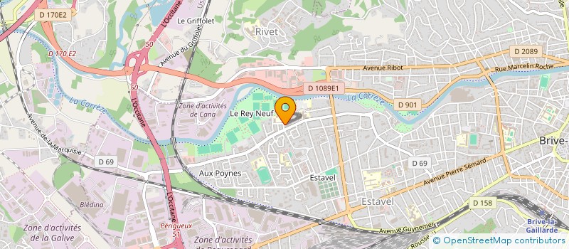 localisation de l'entreprise MONSIEUR GURKAN GUNAY  BRIVE-LA-GAILLARDE