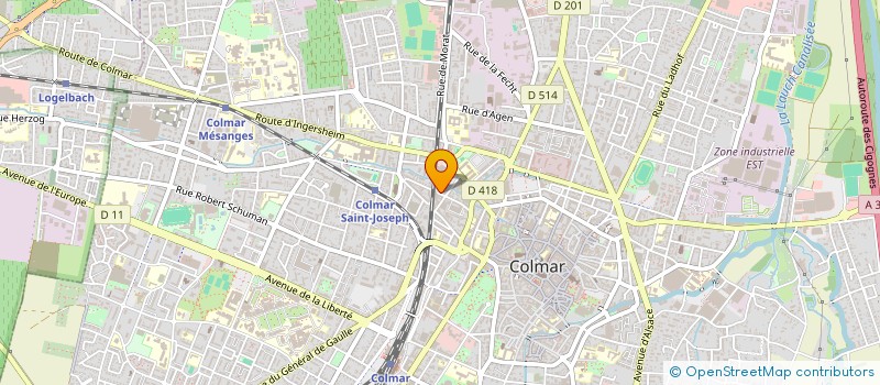 localisation de l'entreprise MONSIEUR GURKAN TIMIRLI  COLMAR