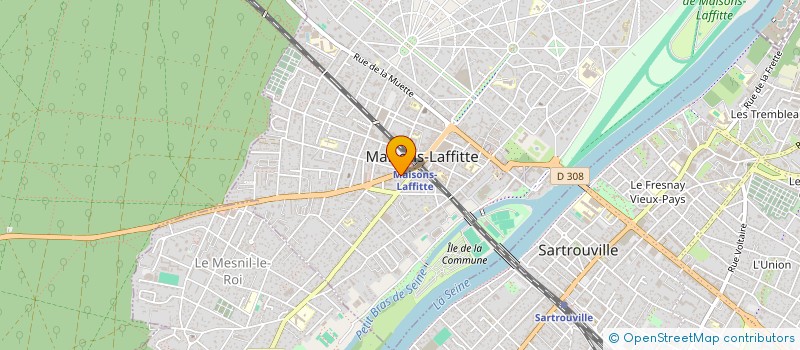 localisation de l'entreprise MONSIEUR GURLITT PLICQUE  MAISONS-LAFFITTE