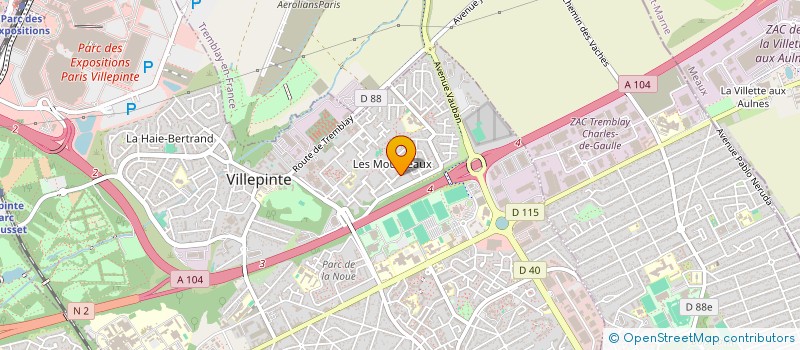 localisation de l'entreprise MONSIEUR GURPREET SINGH à VILLEPINTE