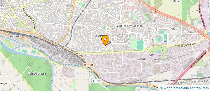 localisation de l'entreprise MONSIEUR GURSEL INAN  BEZIERS