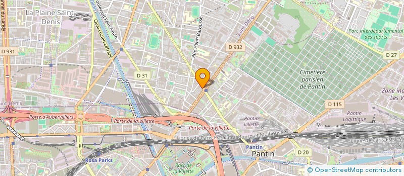 localisation de l'entreprise MONSIEUR GURUINDER SINGH  AUBERVILLIERS