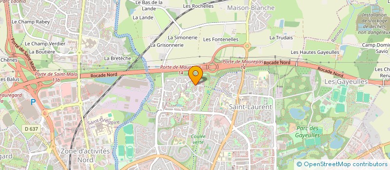 localisation de l'entreprise MONSIEUR GURVAN FRIC  RENNES