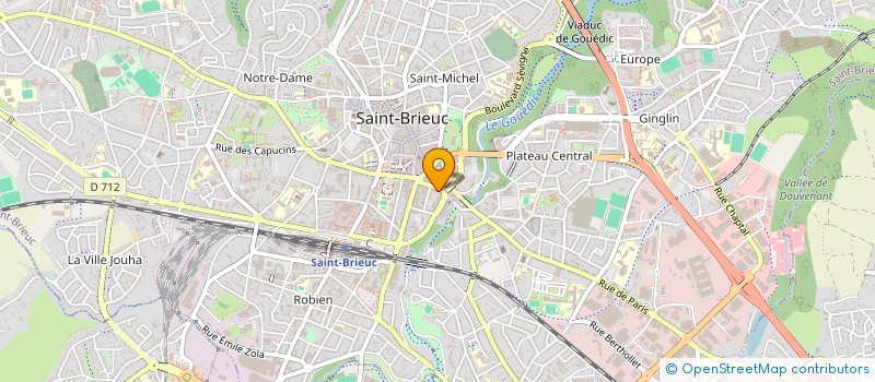 localisation de l'entreprise MONSIEUR GURVAN GICQUEL à SAINT-BRIEUC