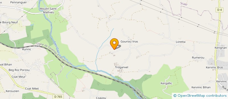 localisation de l'entreprise MONSIEUR GURVAN HERVE à BANNALEC