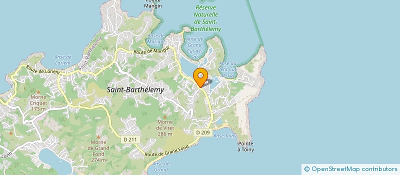 localisation de l'entreprise MONSIEUR GURVAN HERVIO  SAINT-BARTHELEMY