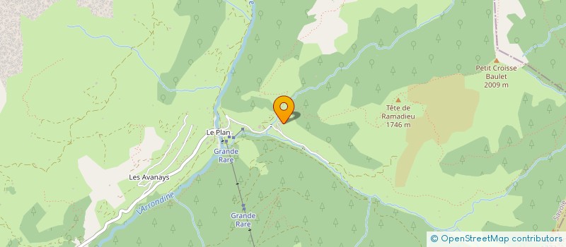 localisation de l'entreprise MONSIEUR GURVAN PORRET  LA GIETTAZ