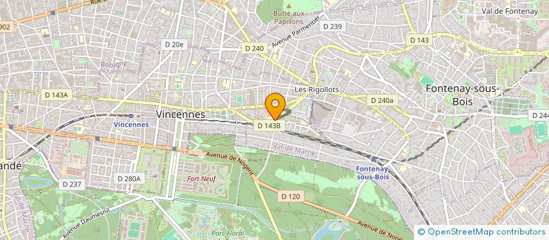 localisation de l'entreprise MONSIEUR GURVAN PRIOUL à VINCENNES