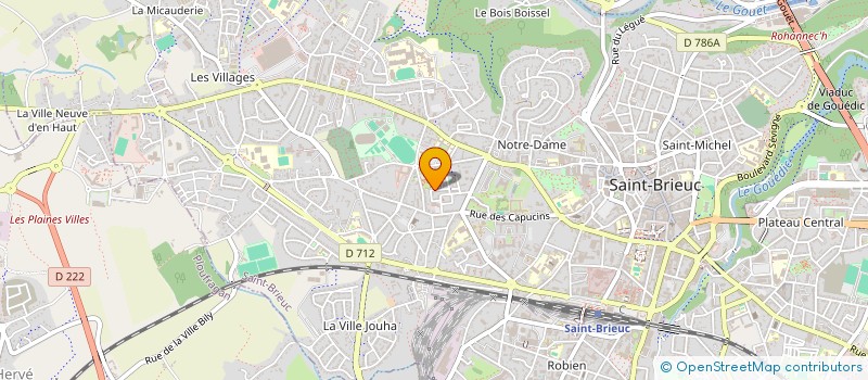 localisation de l'entreprise MONSIEUR GURVANN JUIN  SAINT-BRIEUC