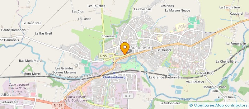 localisation de l'entreprise MONSIEUR GURWAN LOUESDON  CHATEAUBOURG