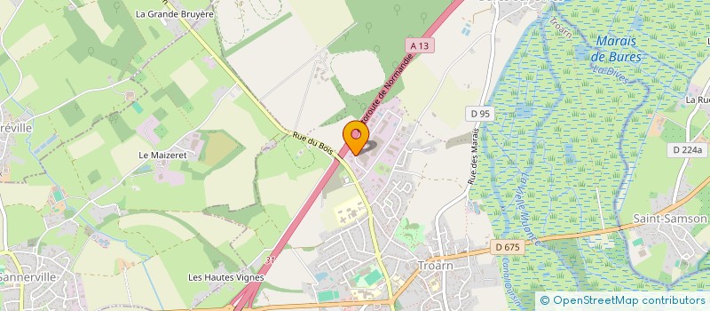 localisation de l'entreprise MONSIEUR GURWAN QUESNEL  TROARN