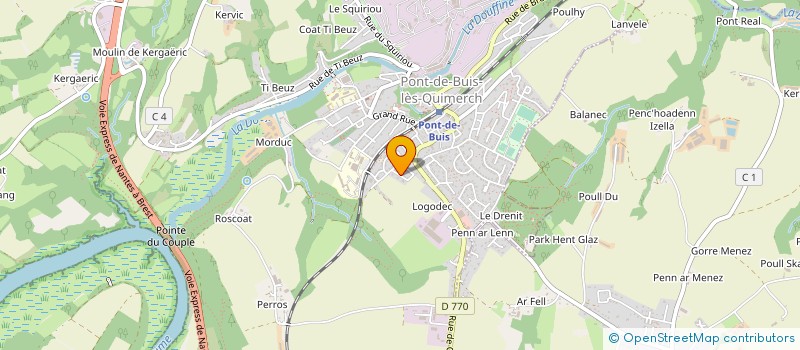 localisation de l'entreprise MONSIEUR GURWAN ROLLAND à PONT-DE-BUIS-LES-QUIMERCH