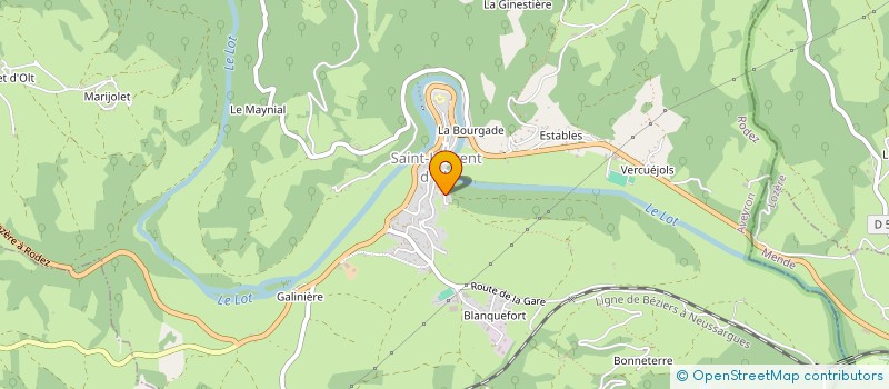 localisation de l'entreprise MONSIEUR GUS STUYLING DE LANGE  SAINT-LAURENT-D'OLT