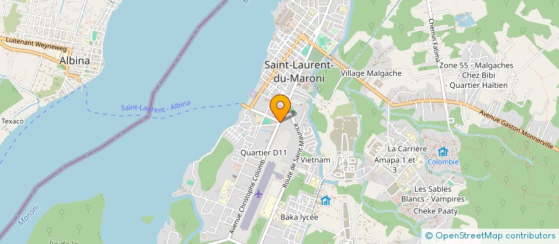 localisation de l'entreprise MONSIEUR GUSTAAF ANISETTI à SAINT-LAURENT-DU-MARONI