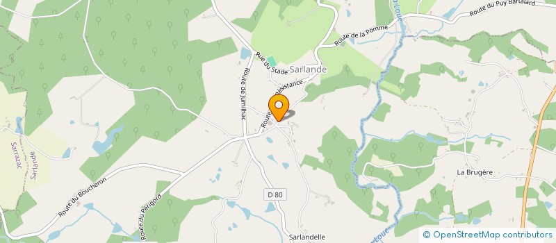 localisation de l'entreprise MONSIEUR GUSTAV JOHANSSON  SARLANDE