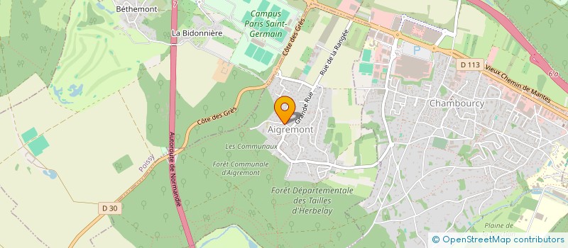 localisation de l'entreprise MONSIEUR GUSTAV TSCHERNING  AIGREMONT