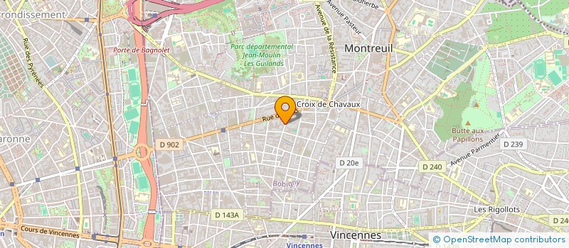 localisation de l'entreprise MONSIEUR GUSTAVE BAH à MONTREUIL