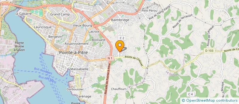 localisation de l'entreprise MONSIEUR GUSTAVE BELIA à LES ABYMES