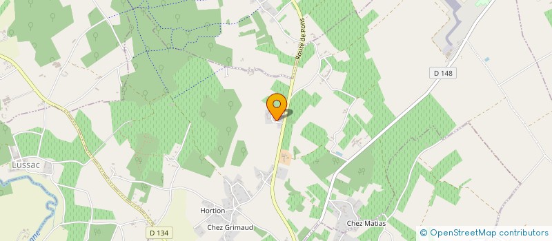 localisation de l'entreprise MONSIEUR GUSTAVE BERNARD  SAINT-GERMAIN-DE-LUSIGNAN