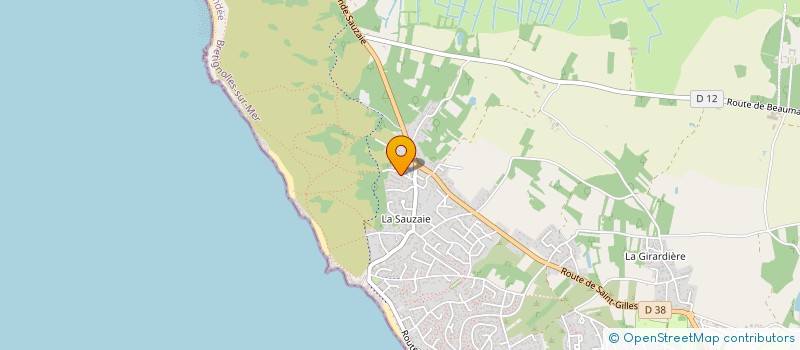 localisation de l'entreprise MONSIEUR GUSTAVE BROCHET à BRETIGNOLLES-SUR-MER