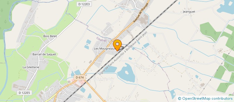 localisation de l'entreprise MONSIEUR GUSTAVE CANCY  COUTRAS