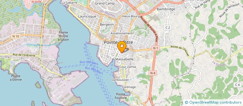 localisation de l'entreprise MONSIEUR GUSTAVE CHONKEL à POINTE-A-PITRE
