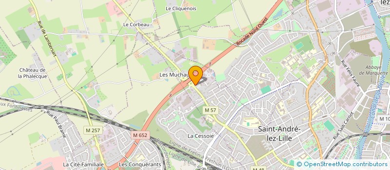 localisation de l'entreprise MONSIEUR GUSTAVE DUMOULIN à SAINT-ANDRE-LEZ-LILLE