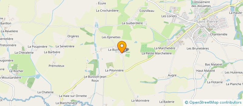localisation de l'entreprise MONSIEUR GUSTAVE GERARD à SAINT-PIERRE-DES-NIDS