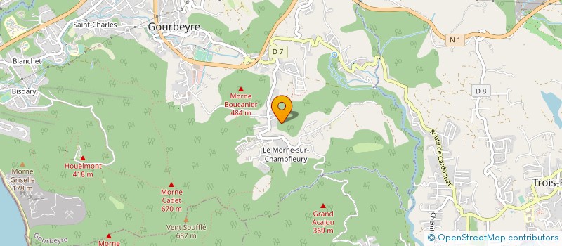 localisation de l'entreprise MONSIEUR GUSTAVE HARAL  GOURBEYRE